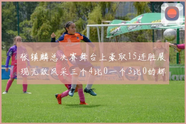 张镇麟总决赛舞台上豪取15连胜展现无敌风采三个4比0一个3比0的辉煌战绩
